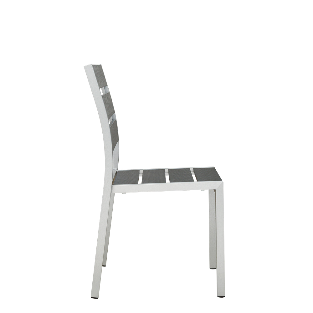Terrassenstuhl Nesona Grau