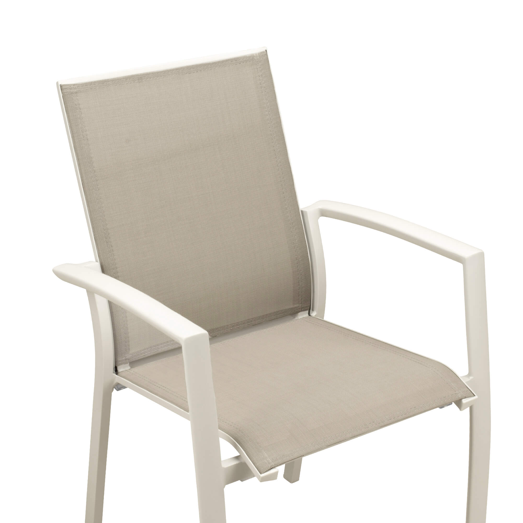 Outdoorstuhl Gomera Cream-Taupe  – Sitzschale