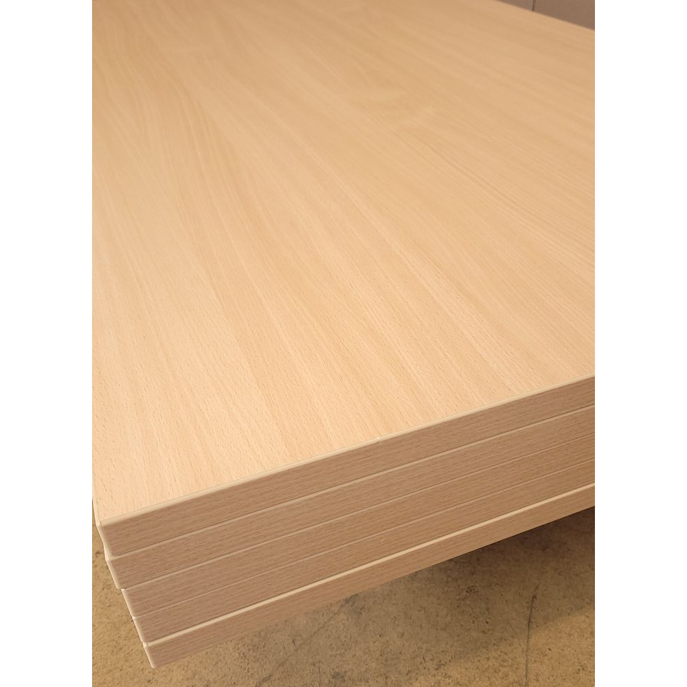 Melaminharz Tischplatte 25mm 140x80cm Buche natur   Sonderposten