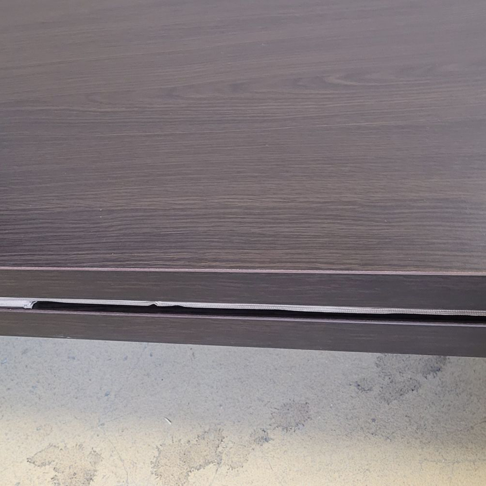Tischplatte Melaminharz 35mm 125x108/124x108 Wenge   Sonderposten