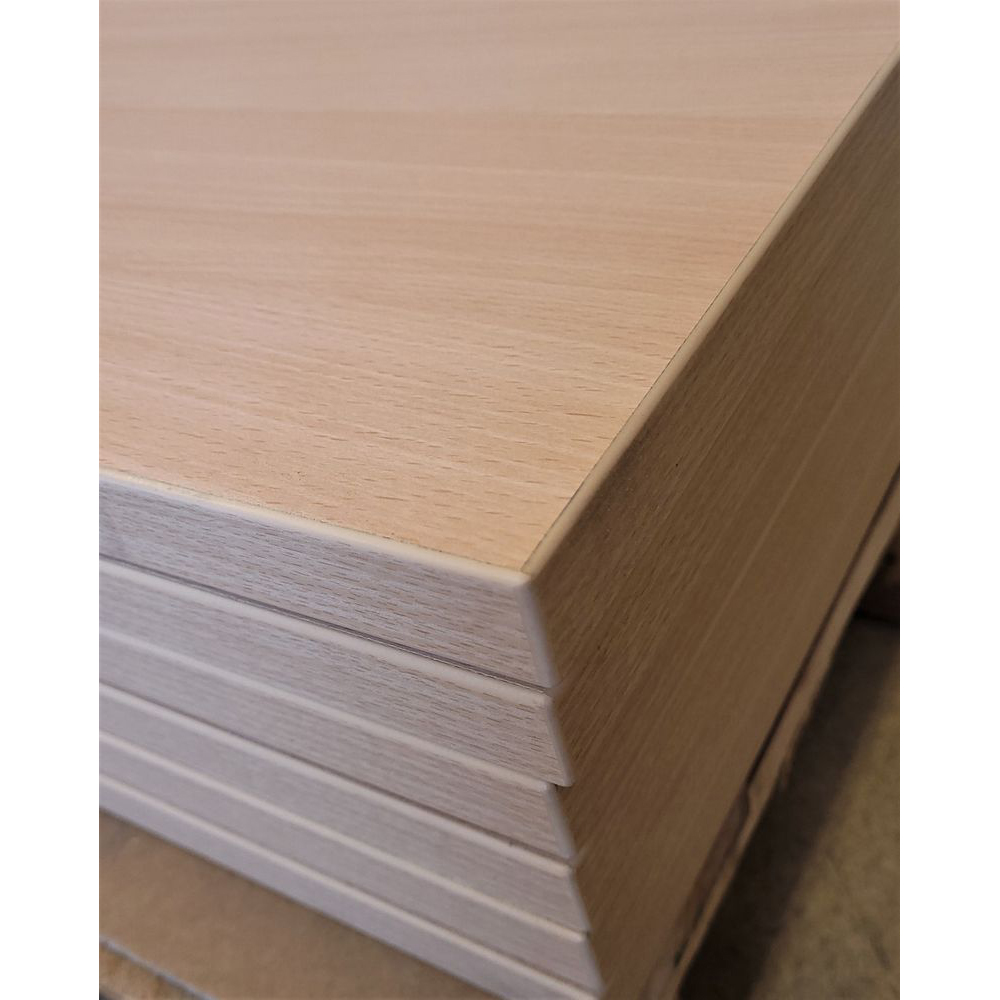 Melaminharz Tischplatte 25mm 80x80cm Buche natur   Sonderposten
