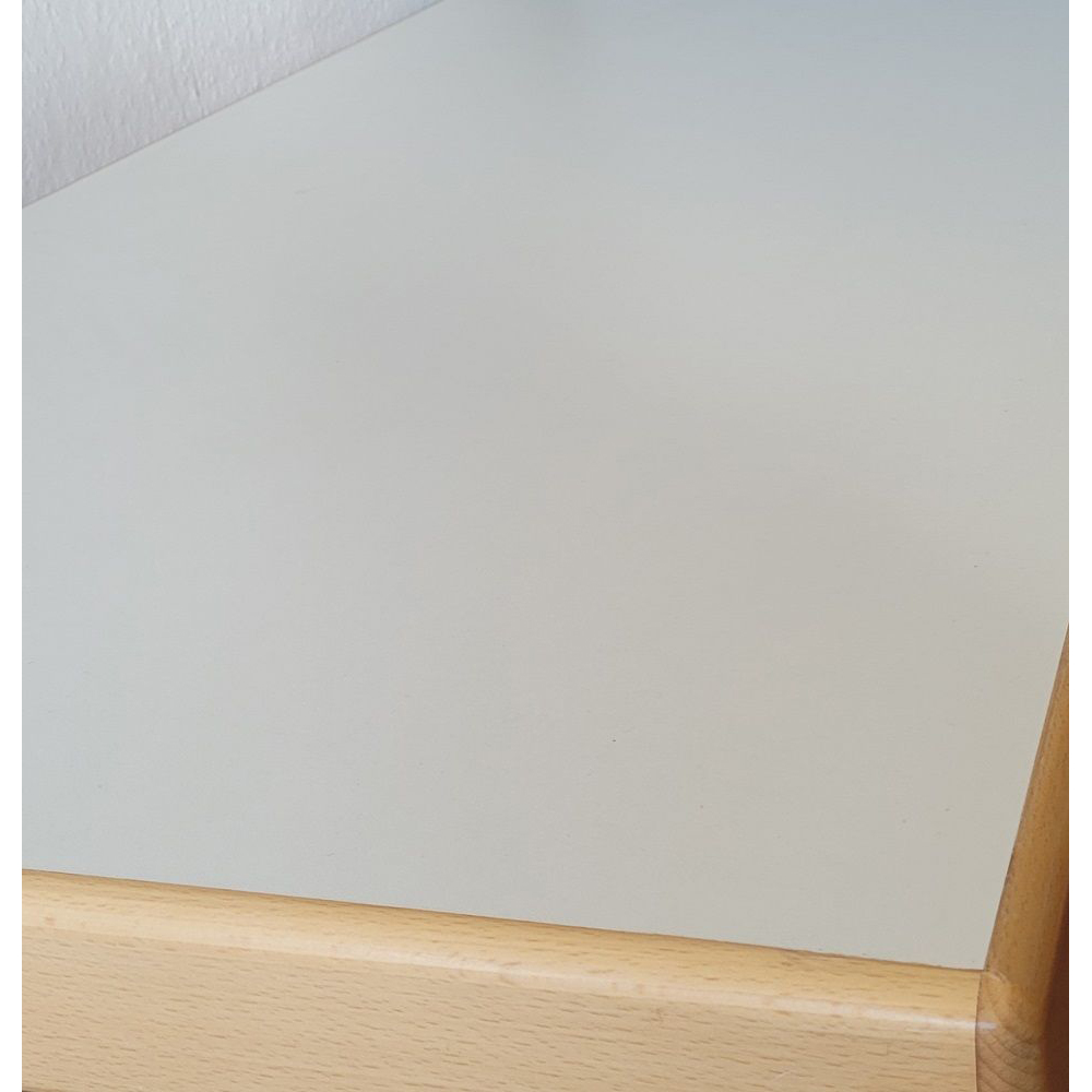 Melaminharz Tischplatte 65 mm Weiß/Buche 120x80   Sonderposten