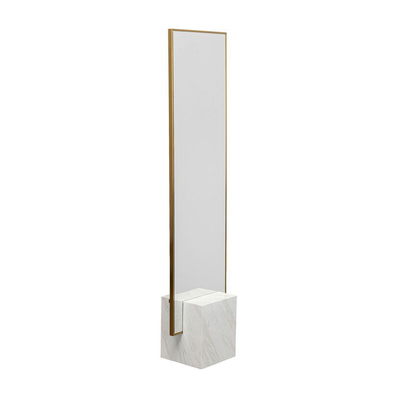 Standspiegel Hulda Messing 46x180cm