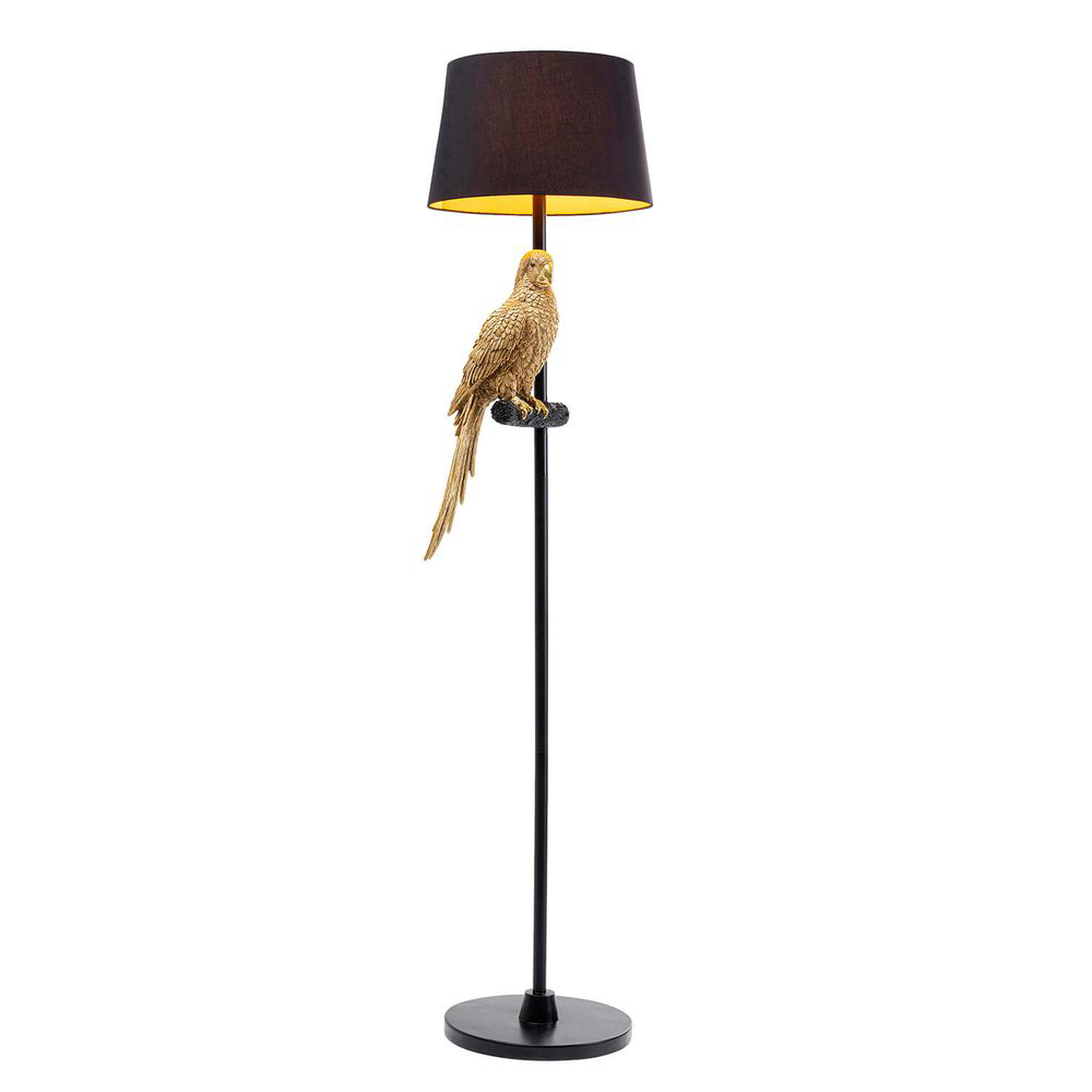 Stehleuchte Animal Parrot Gold 176cm