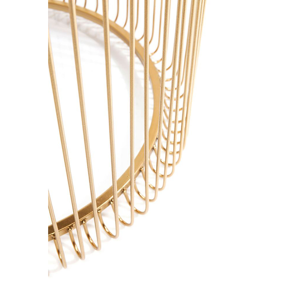 Beistelltisch Wire Brass (2/Set)