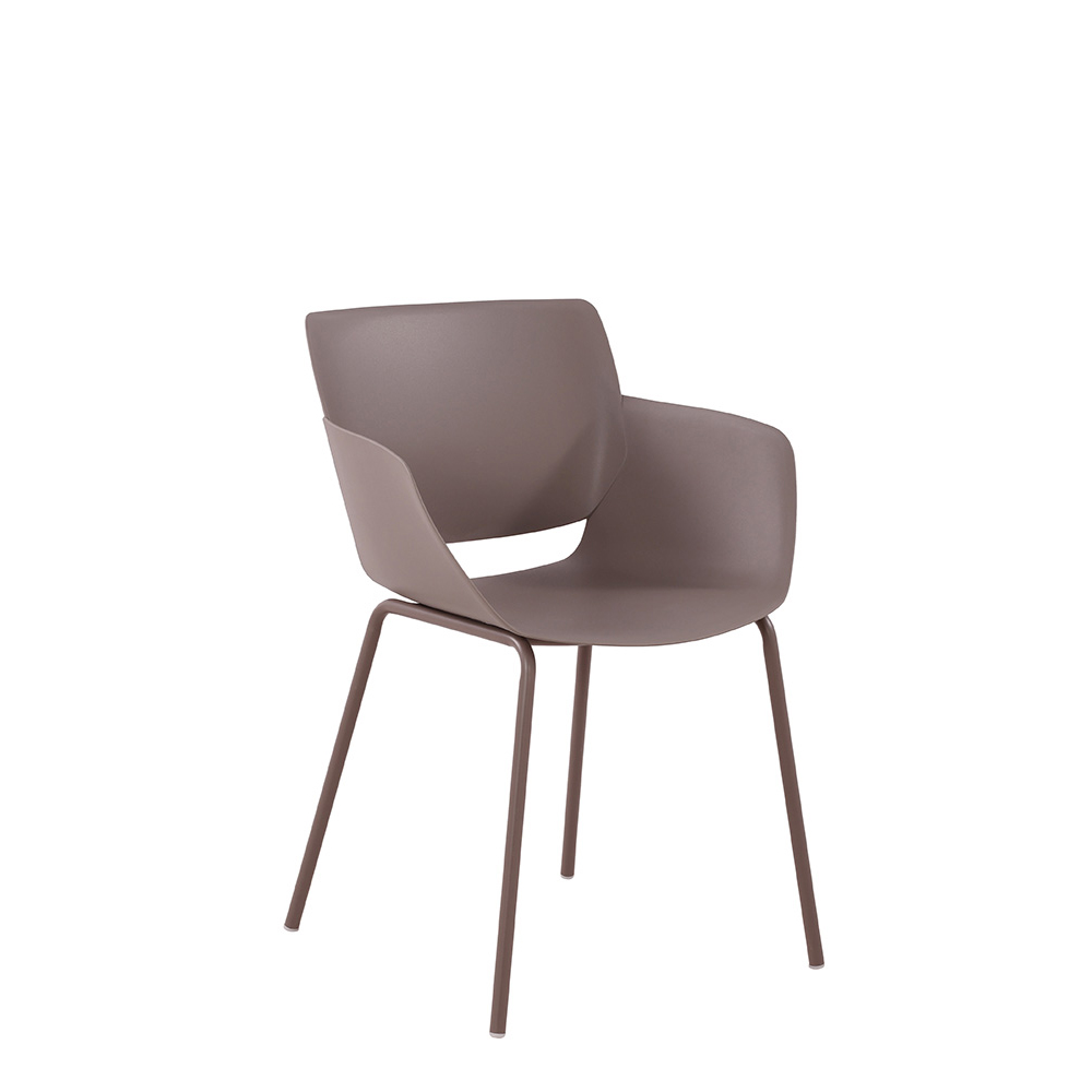 Kunststoffstuhl FOMA F863 Taupe