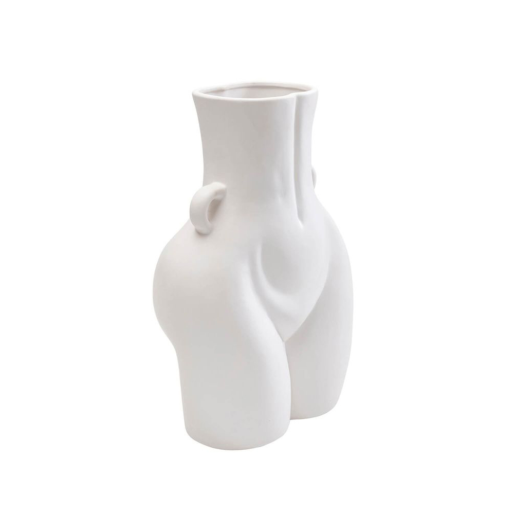 Vase Donna Weiß 40cm