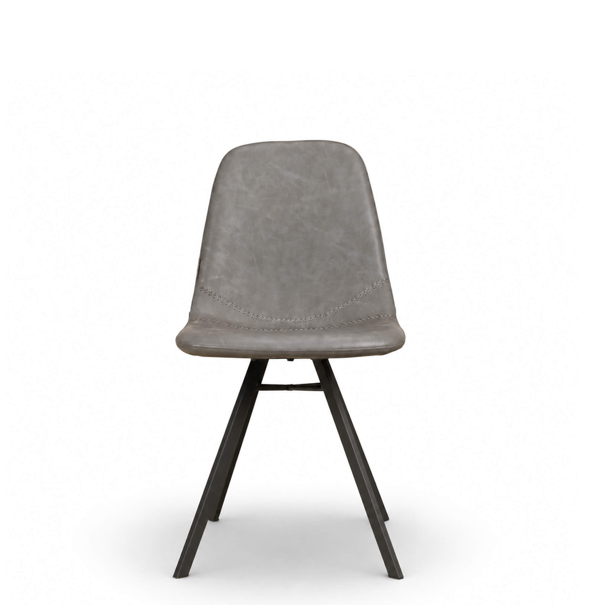 Gastronomiemoebel Polsterstuhl Jones grey - Frontal