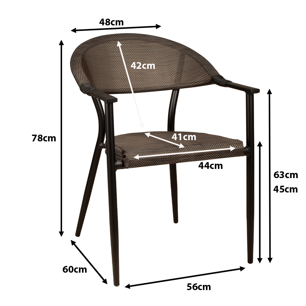 Outdoorstuhl Spinaro Classic Ma?e