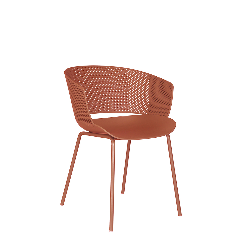 Kunststoffstuhl FOMA F832 Orange