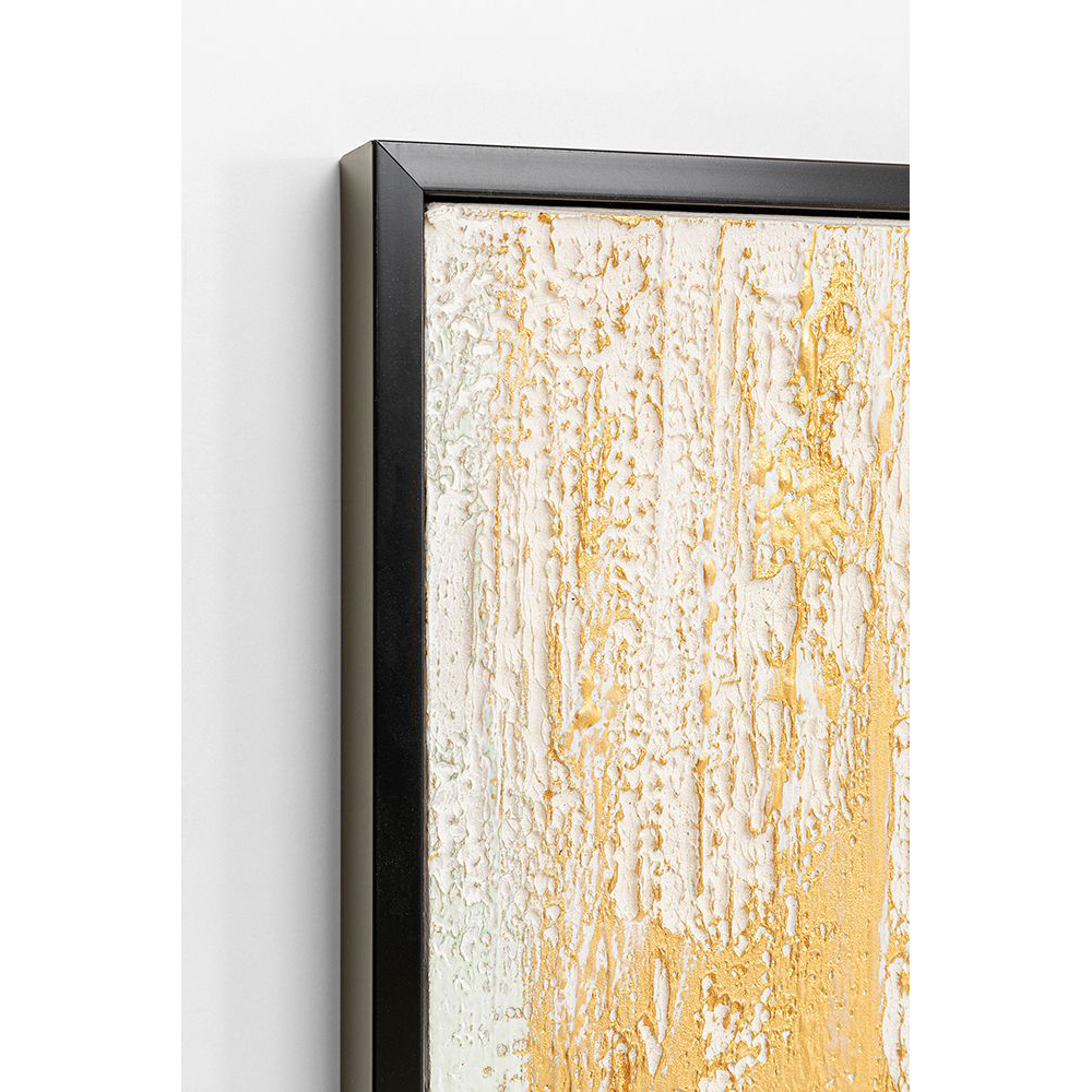Gerahmtes Bild Abstract Weiß 80 x 120 cm