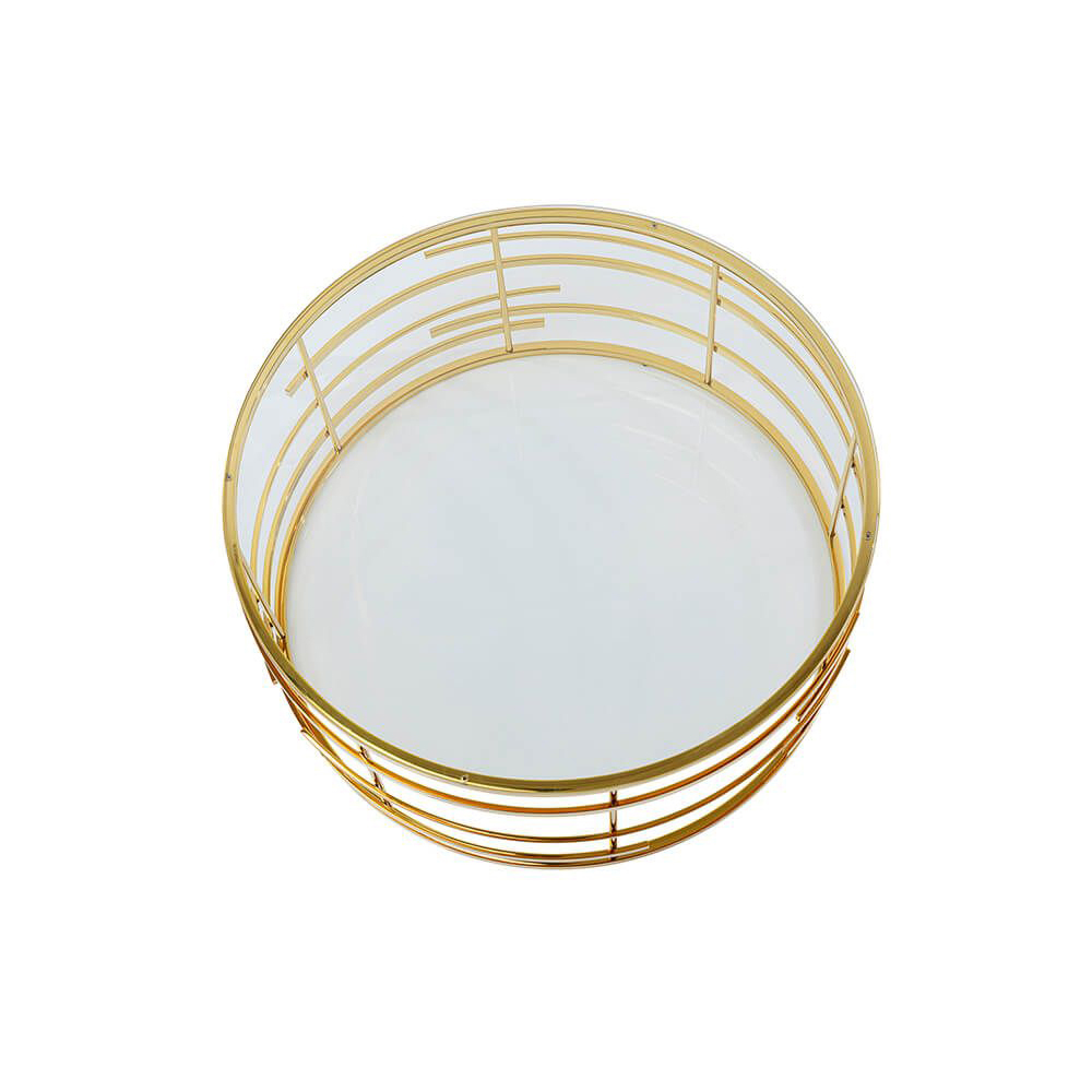 Couchtisch Jupiter Gold Ø100cm