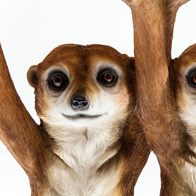 Beistelltisch Animal Meerkat Sisters Ø33cm