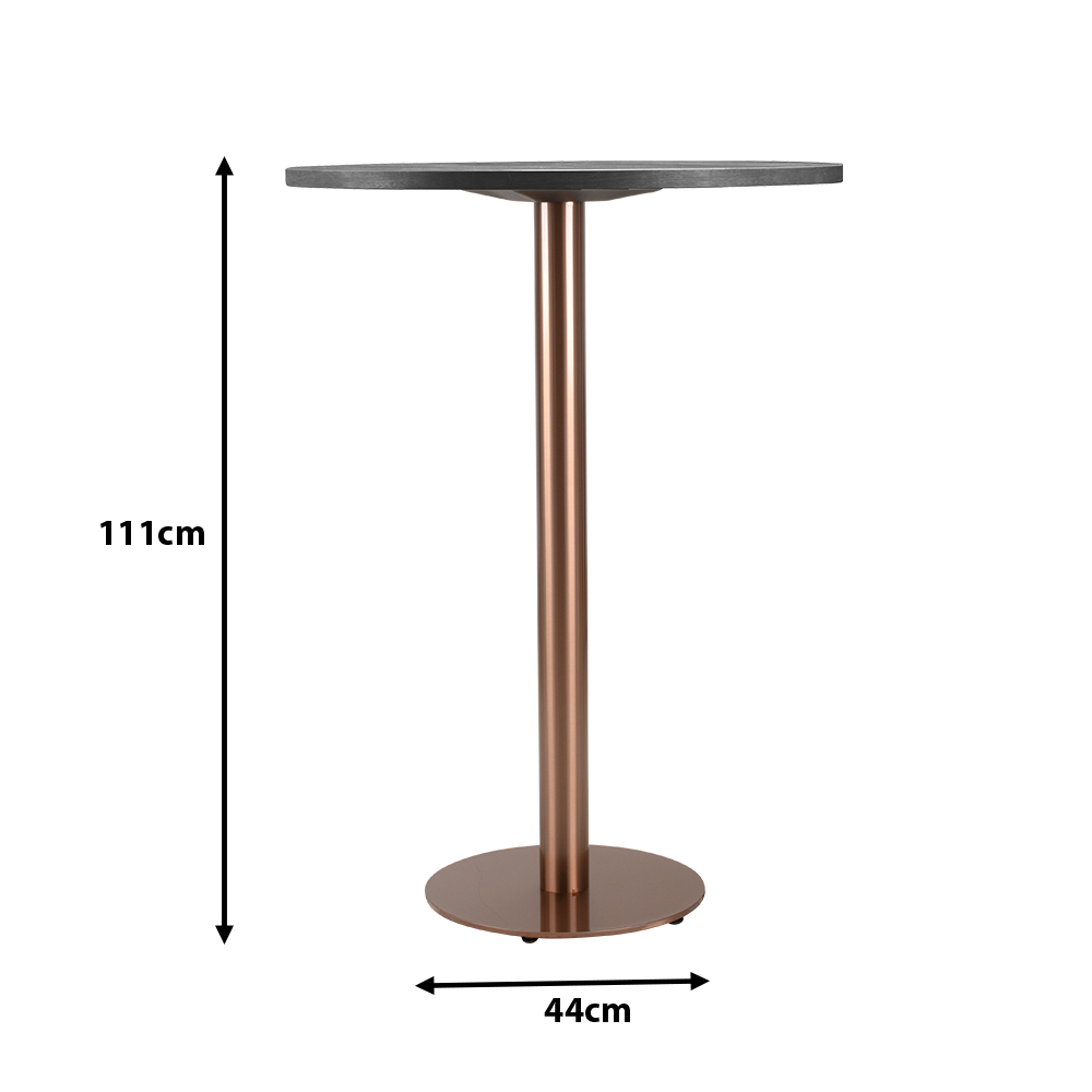 Stehtischgestell Marino TGF Copper 400 H Ma?e