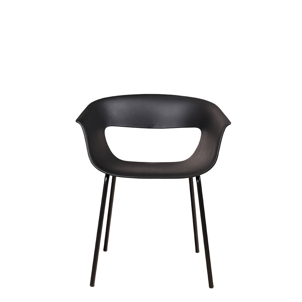 Kunststoffstuhl FOMA F835 Black