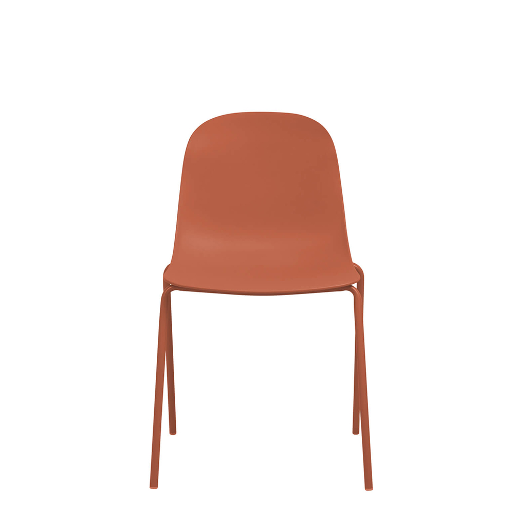 Kunststoffstuhl FOMA F853 Orange