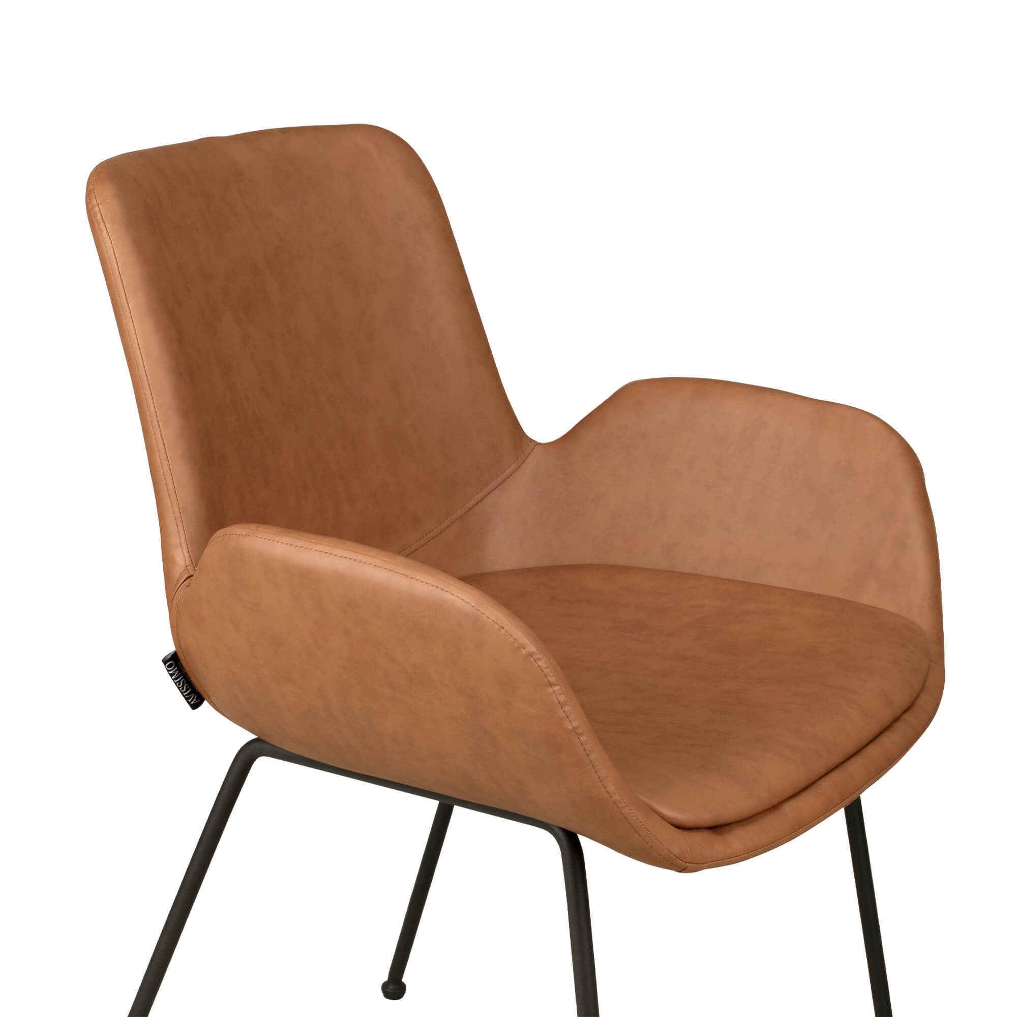 Gastronomiestuehle Polsterstühle Rito Arm brown - Armlehne
