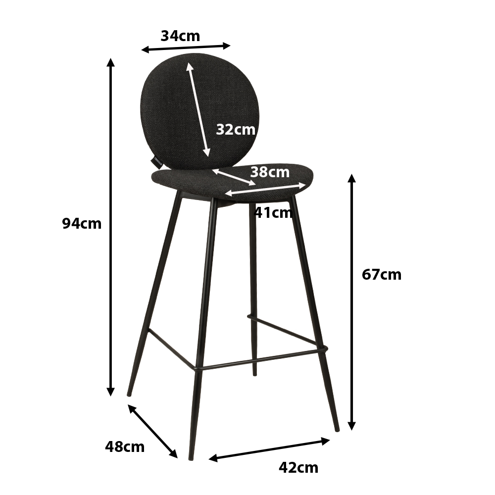 Tresenhocker Mania Bermuda 800 Ma?e