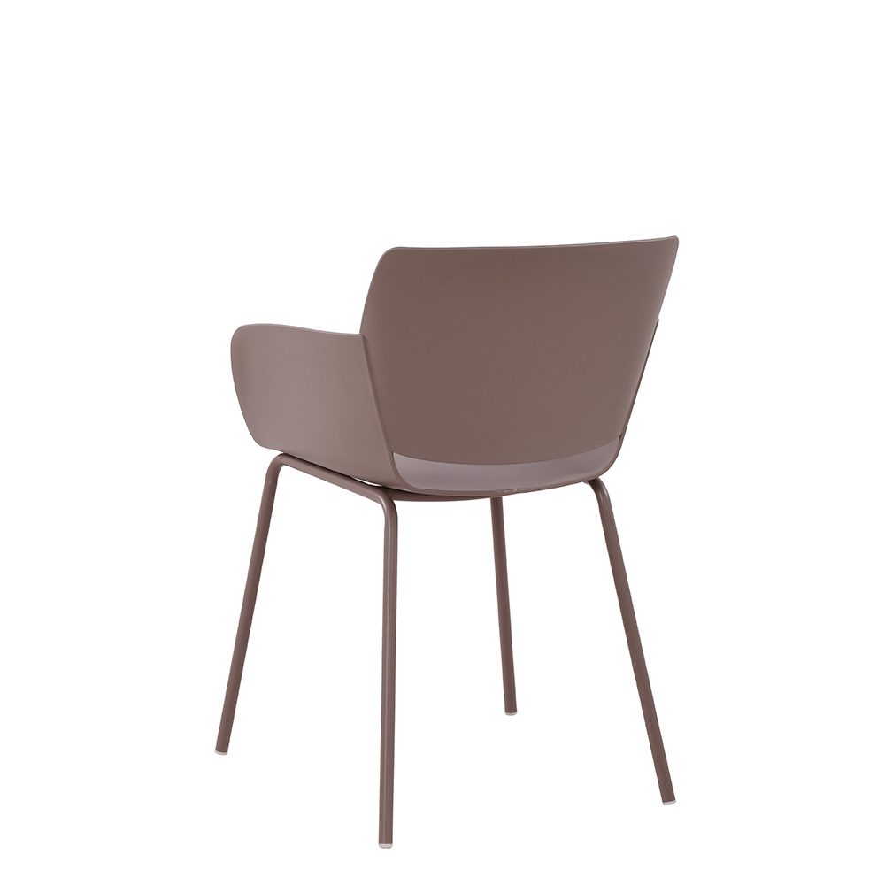 Kunststoffstuhl FOMA F863 Taupe