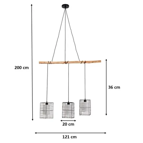Hängeleuchte Three Grids