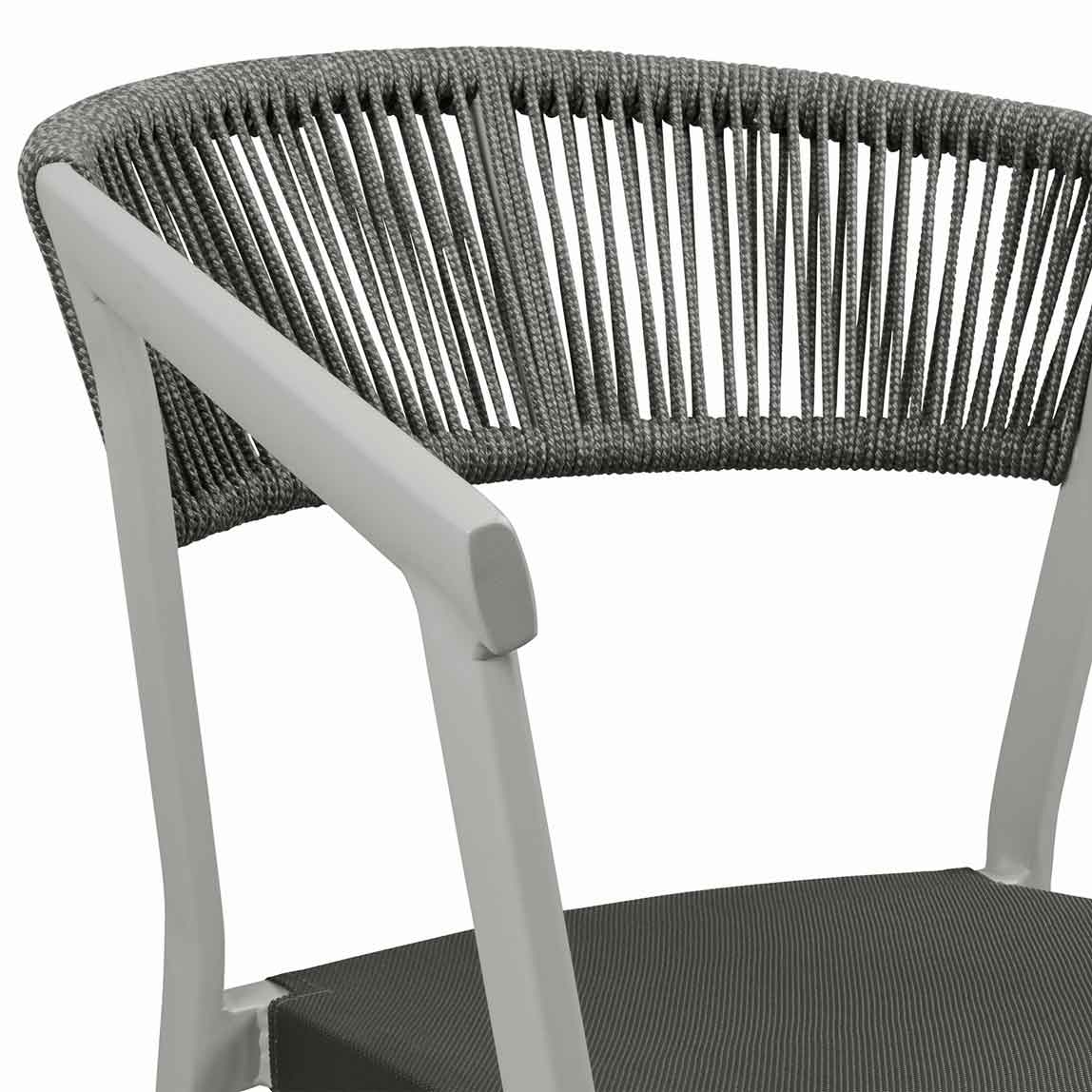 Outdoorstuhl Sponto Duotone grey