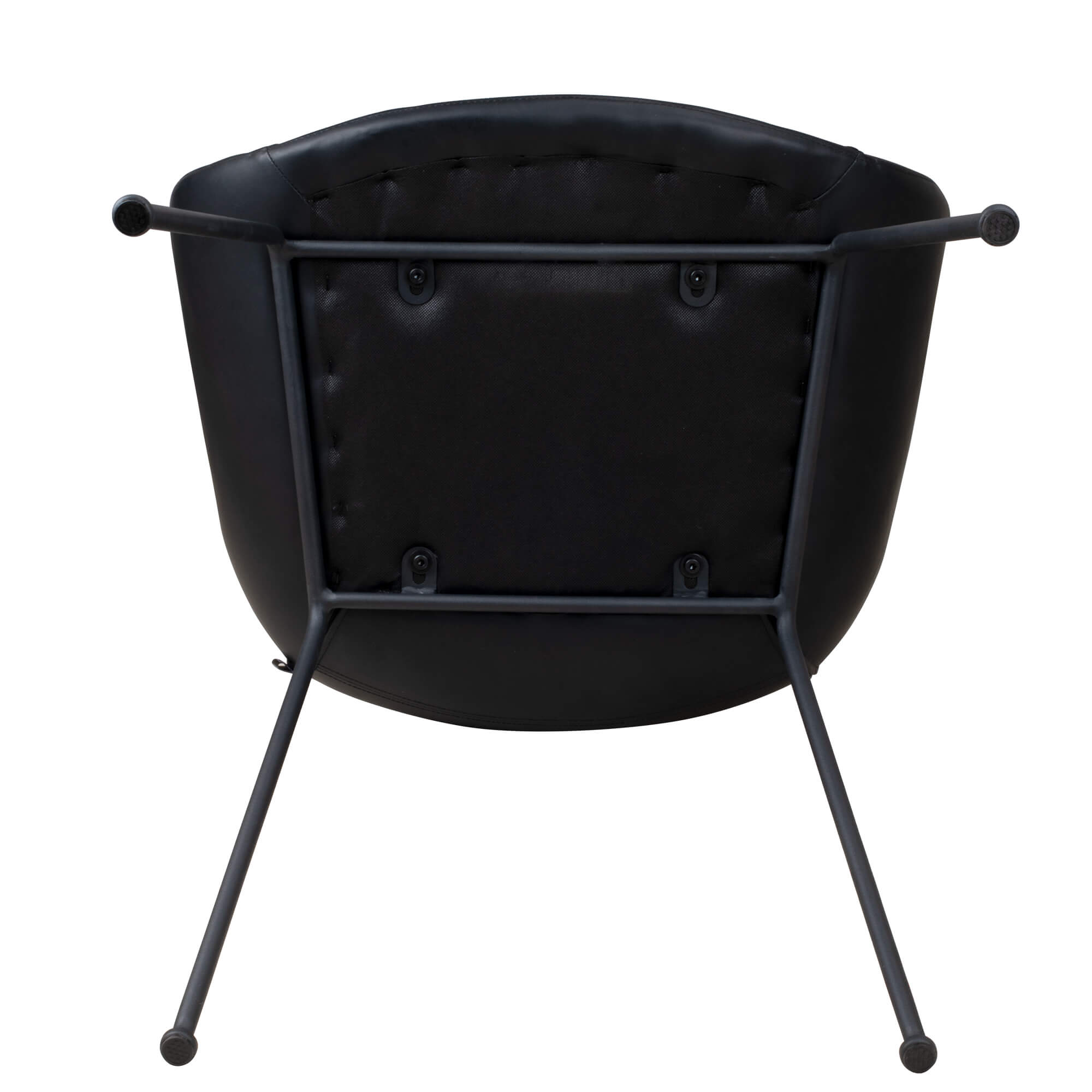 Gastronomiestuhl Polsterstuhl Estara Antique Black - Gestell