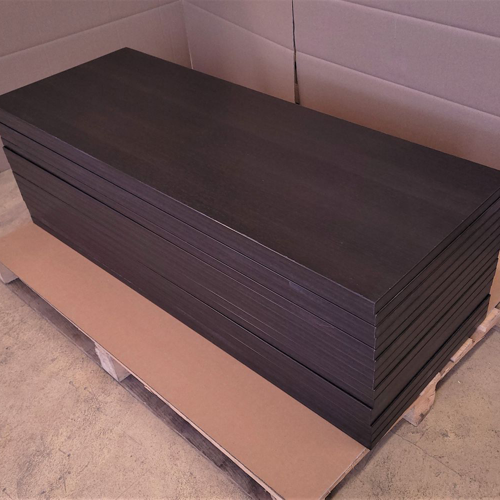 Melaminharz Tischplatte 25mm 120x45cm Wenge   Sonderposten