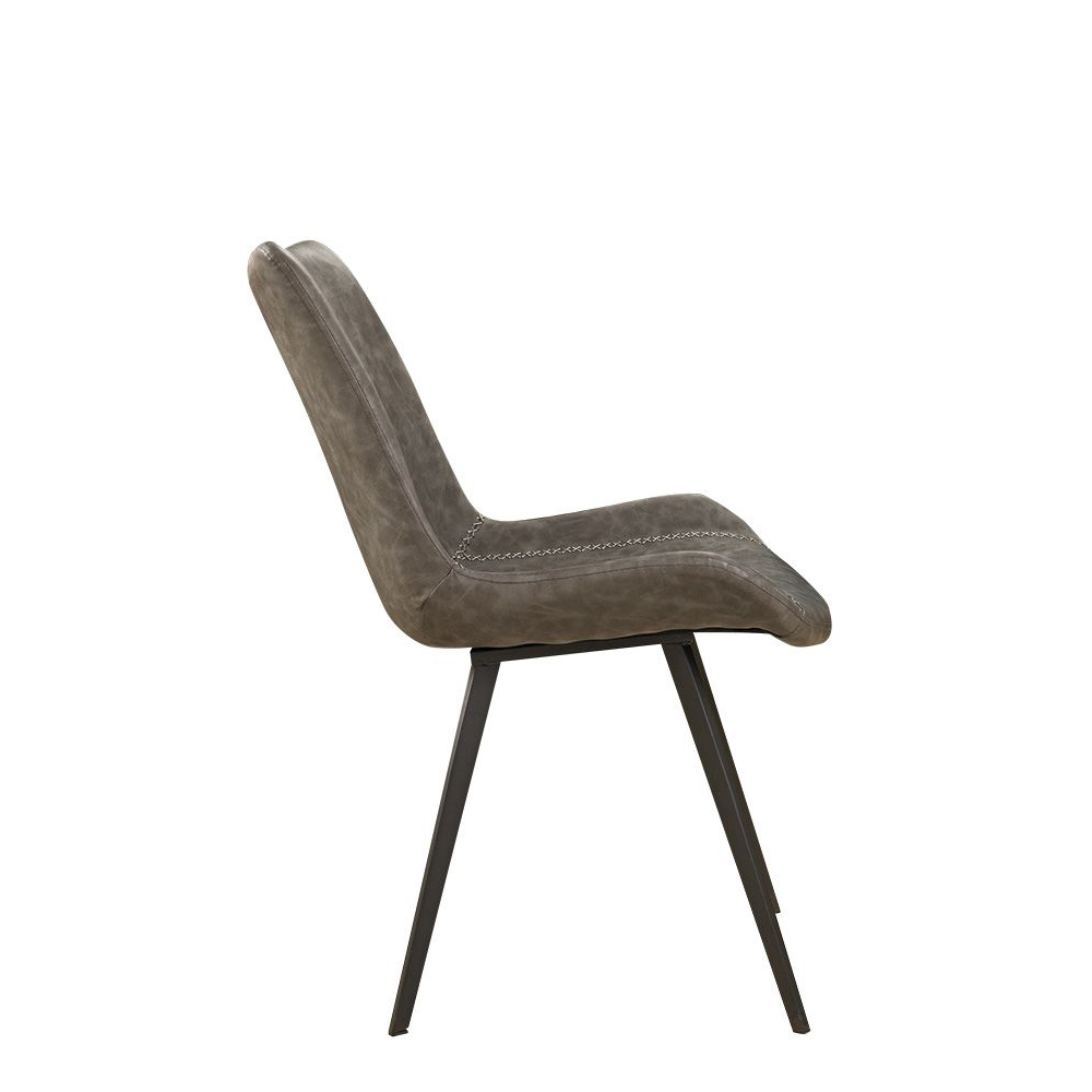 Polsterstuhl Hysil Grey