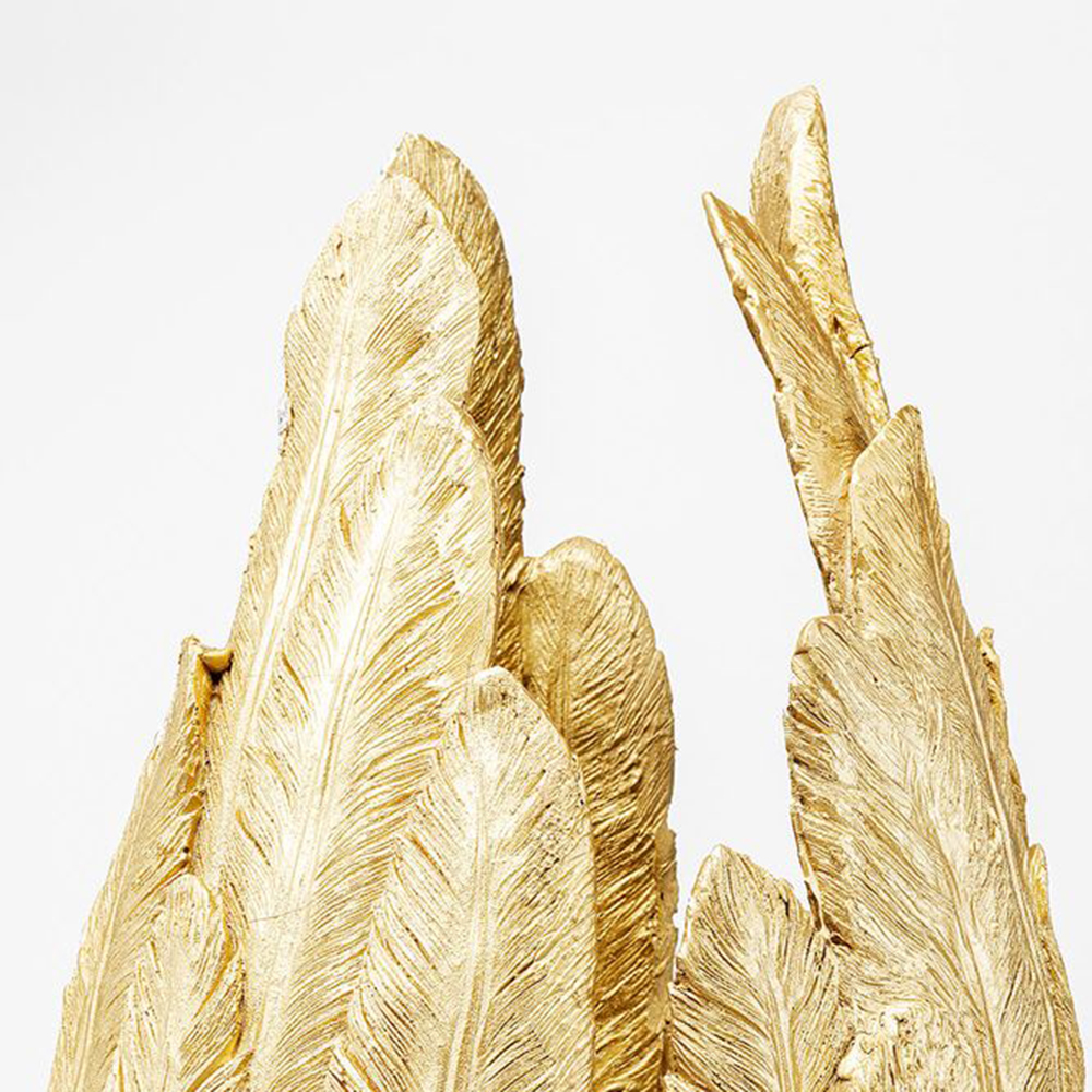 Vase Feathers Gold 91