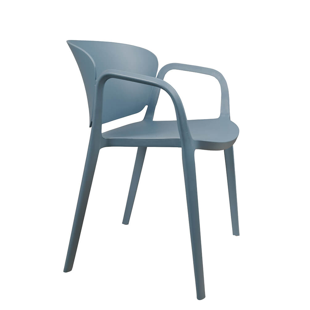 Kunststoffstuhl FOMA 1800 Cold Blue