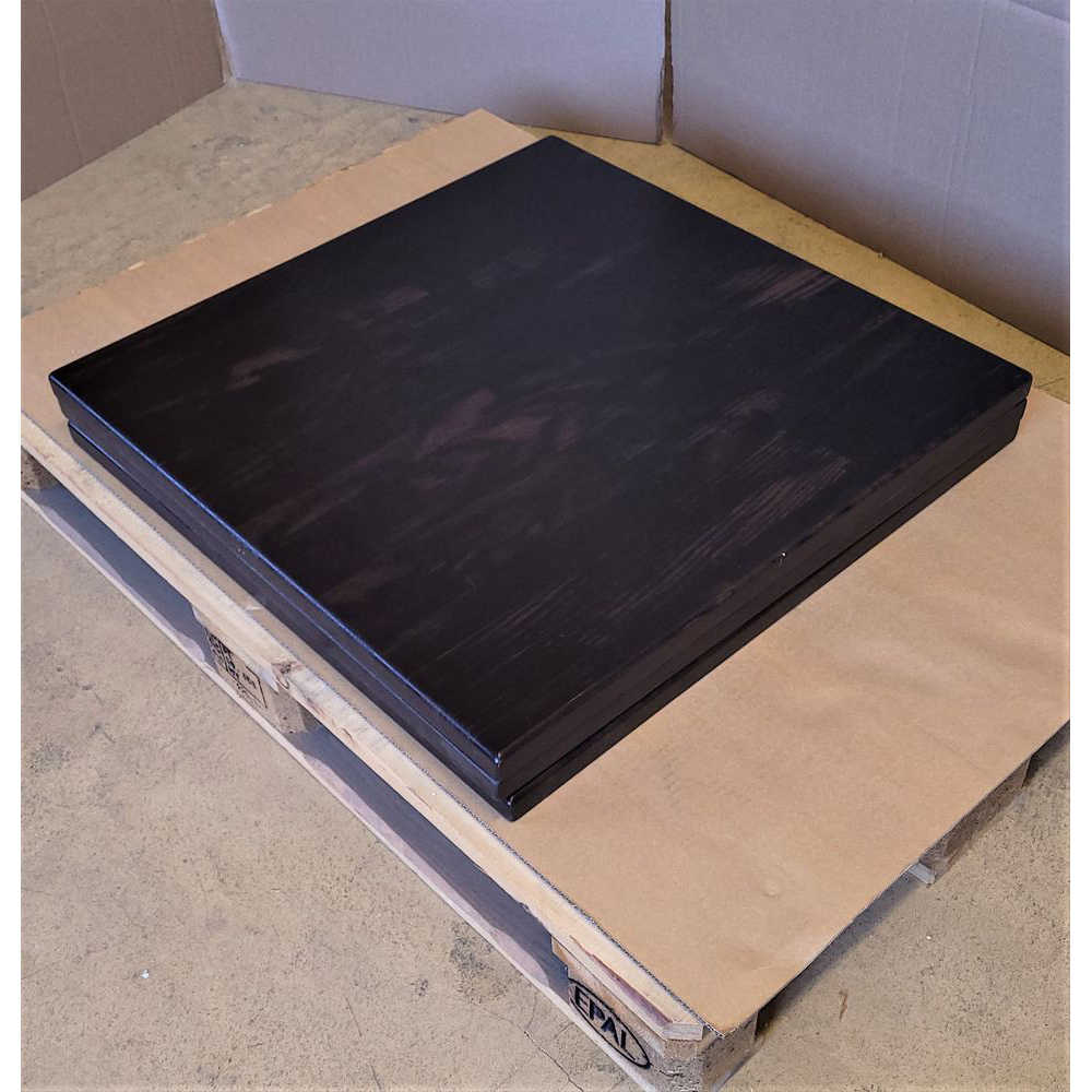 Massivholz Tischplatte 30mm 70x70cm Wenge   Sonderposten