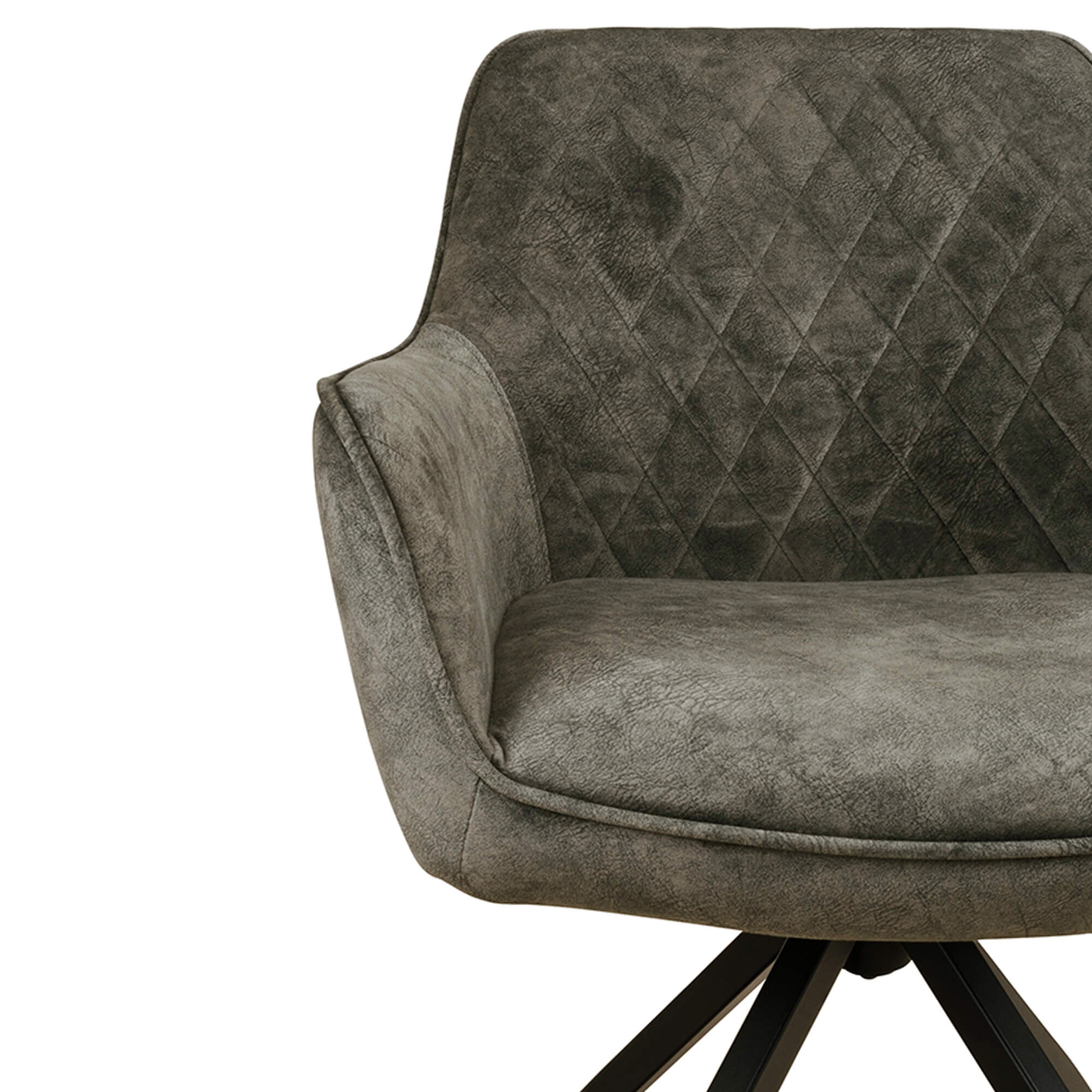 Gastronomiestuehle Polsterstuehle mit Drehgestell Lenoro Marble 804 Velour - Sitzschale