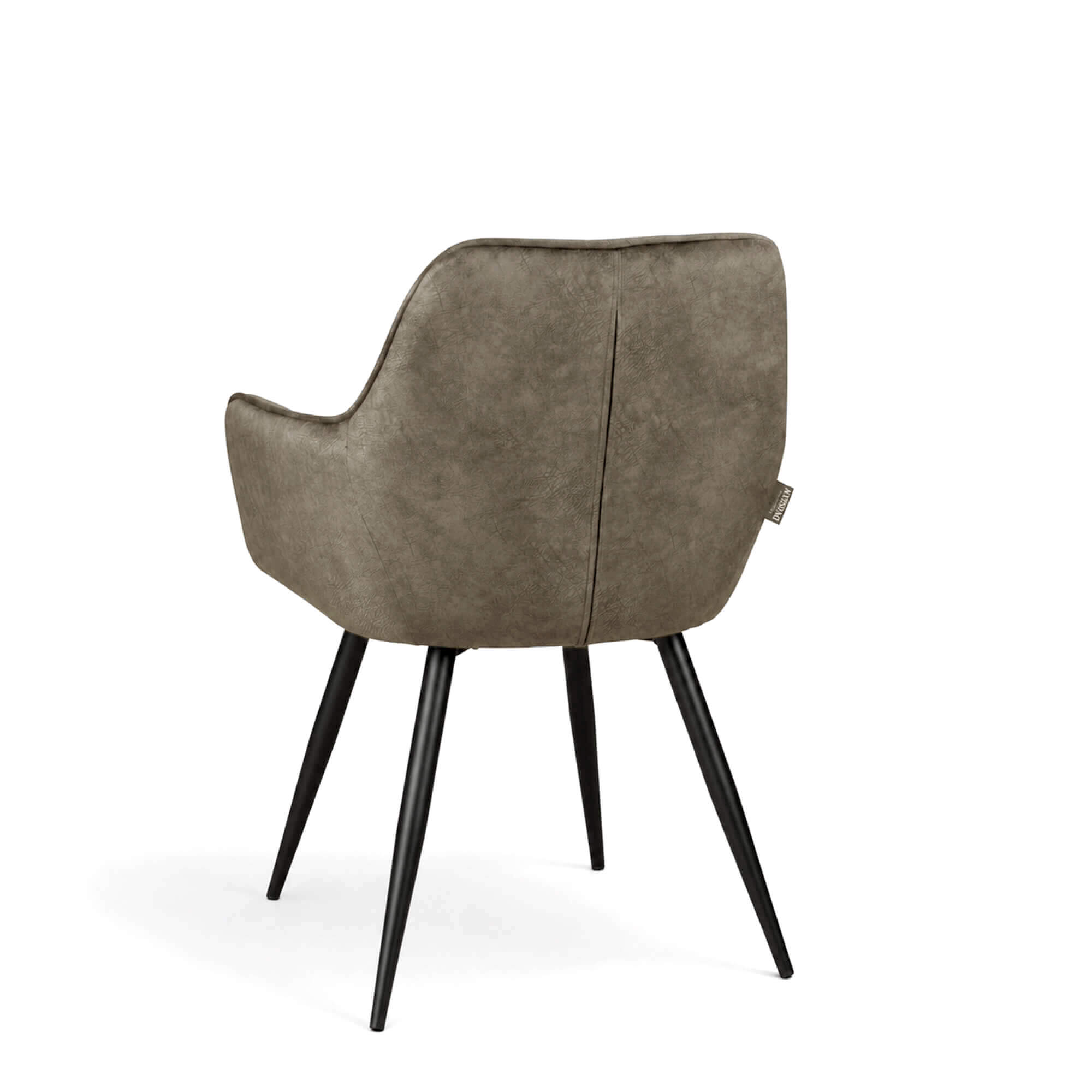 Gastronomiestuehle Polsterstuehle mit 4-Bein Lenoro Marble 104 Velour - Rueckansicht