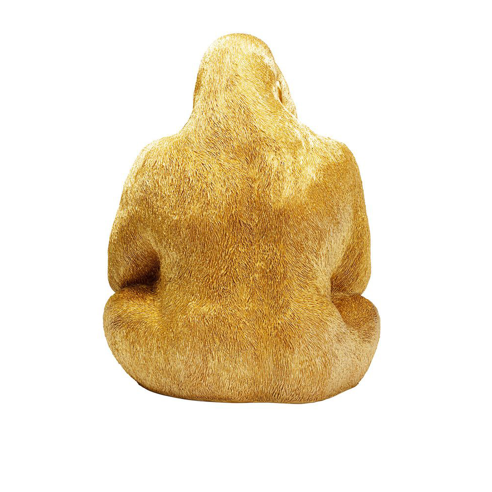 Deko Figur Monkey Gorilla Side XL Gold 76cm