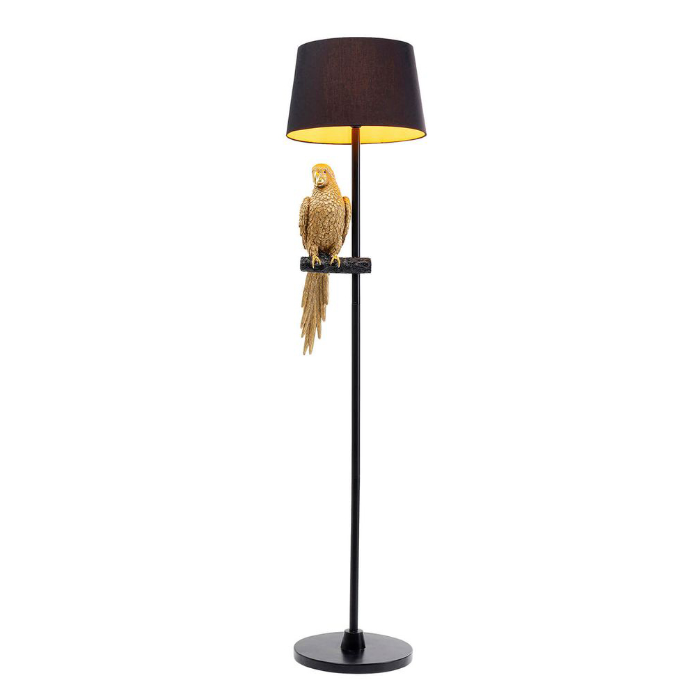 Stehleuchte Animal Parrot Gold 176cm