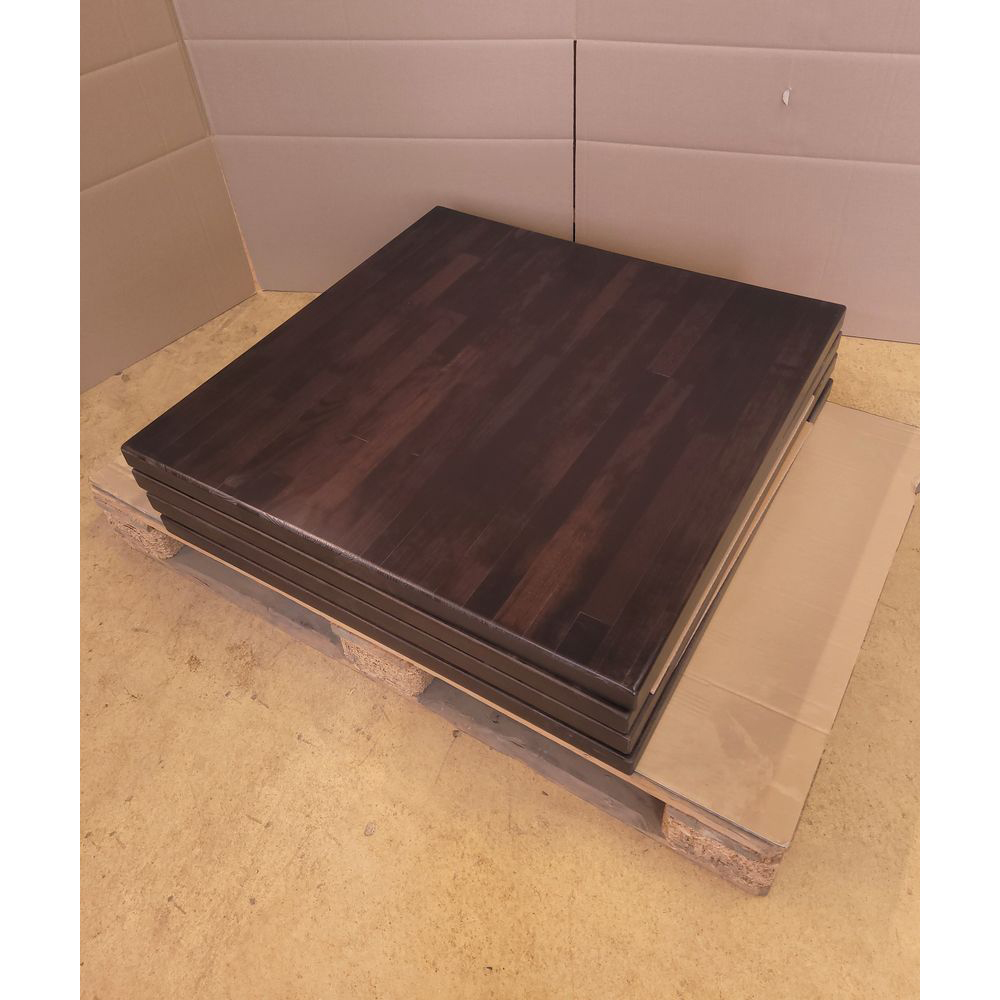 Massivholz Tischplatte 40mm 80x80cm Wenge   Sonderposten