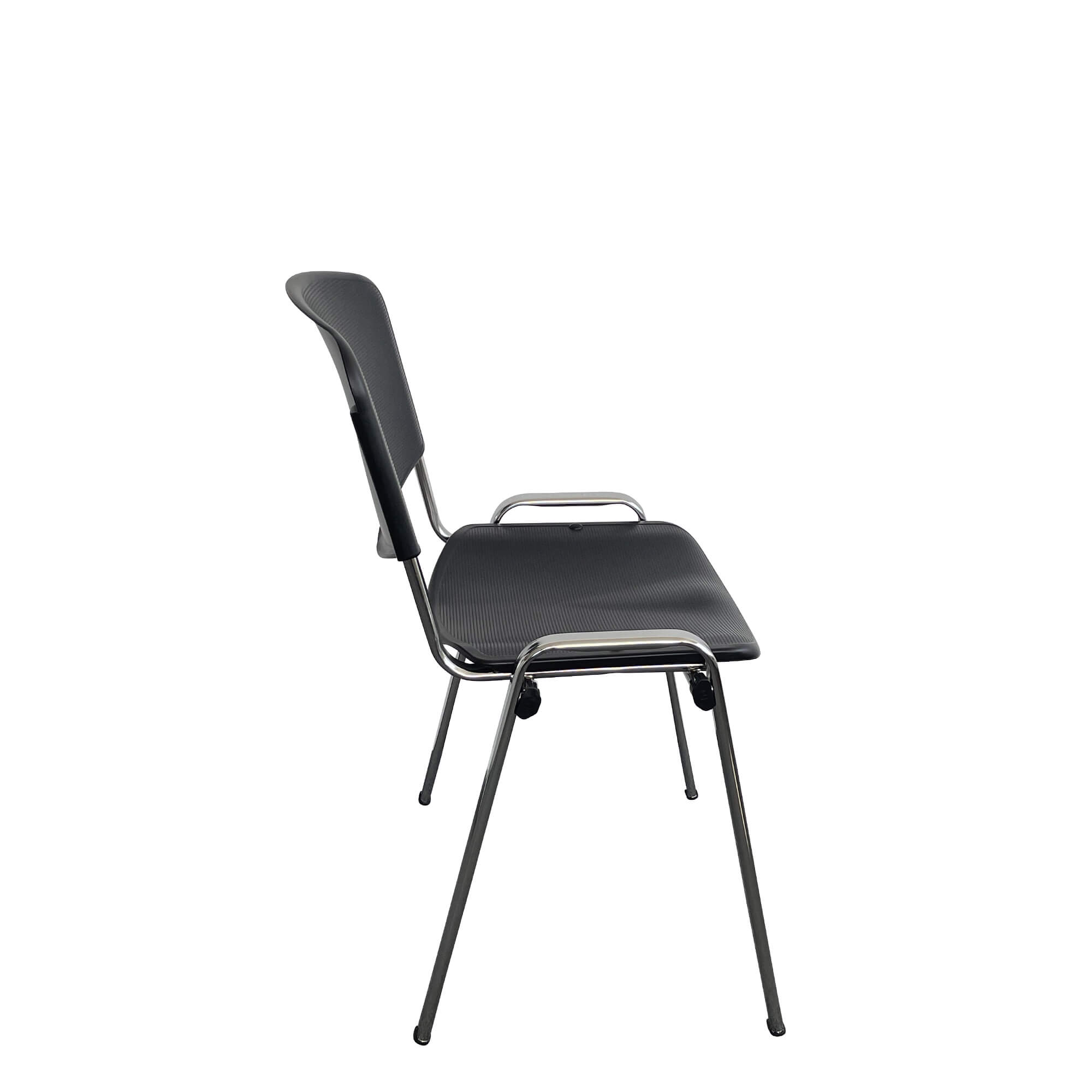 Stapelstuhl ISO Chrome Schwarz