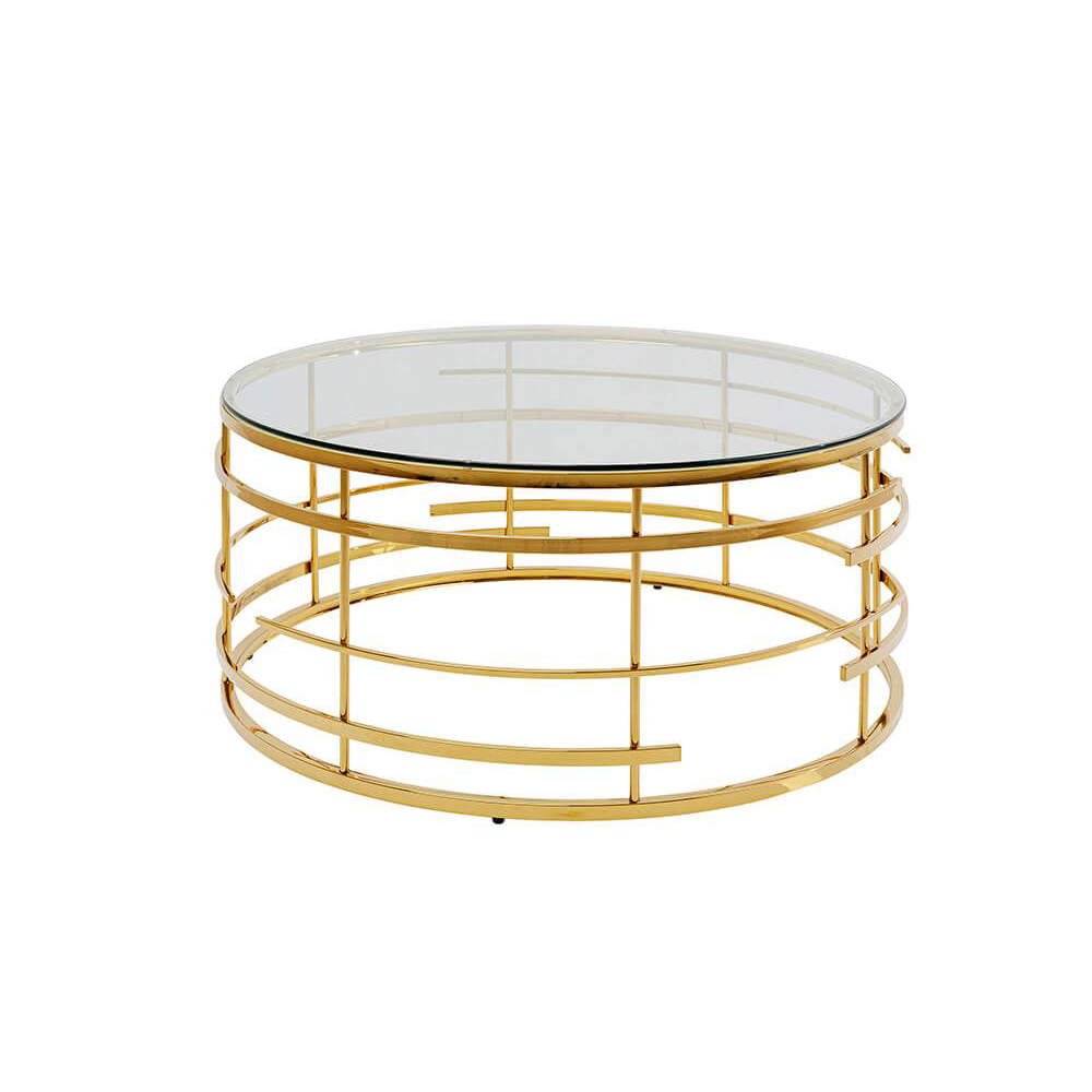 Couchtisch Jupiter Gold Ø100cm