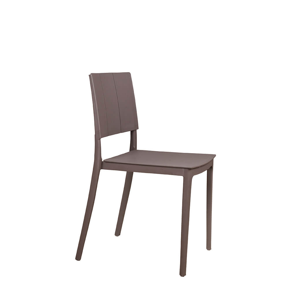 Kunststoffstuhl FOMA 1860 Taupe