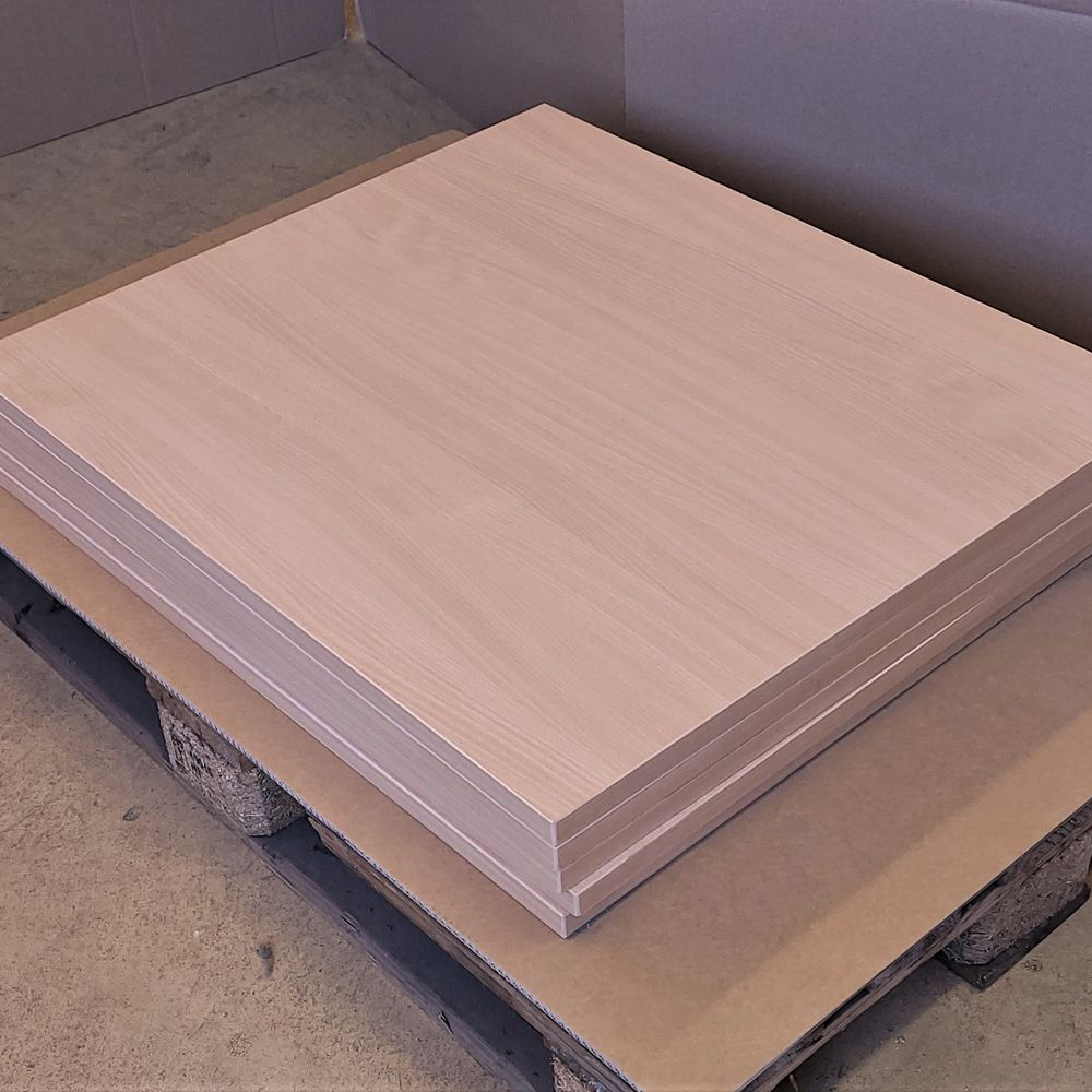 Melaminharz Tischplatte 25mm 80x70cm Buche natur   Sonderposten