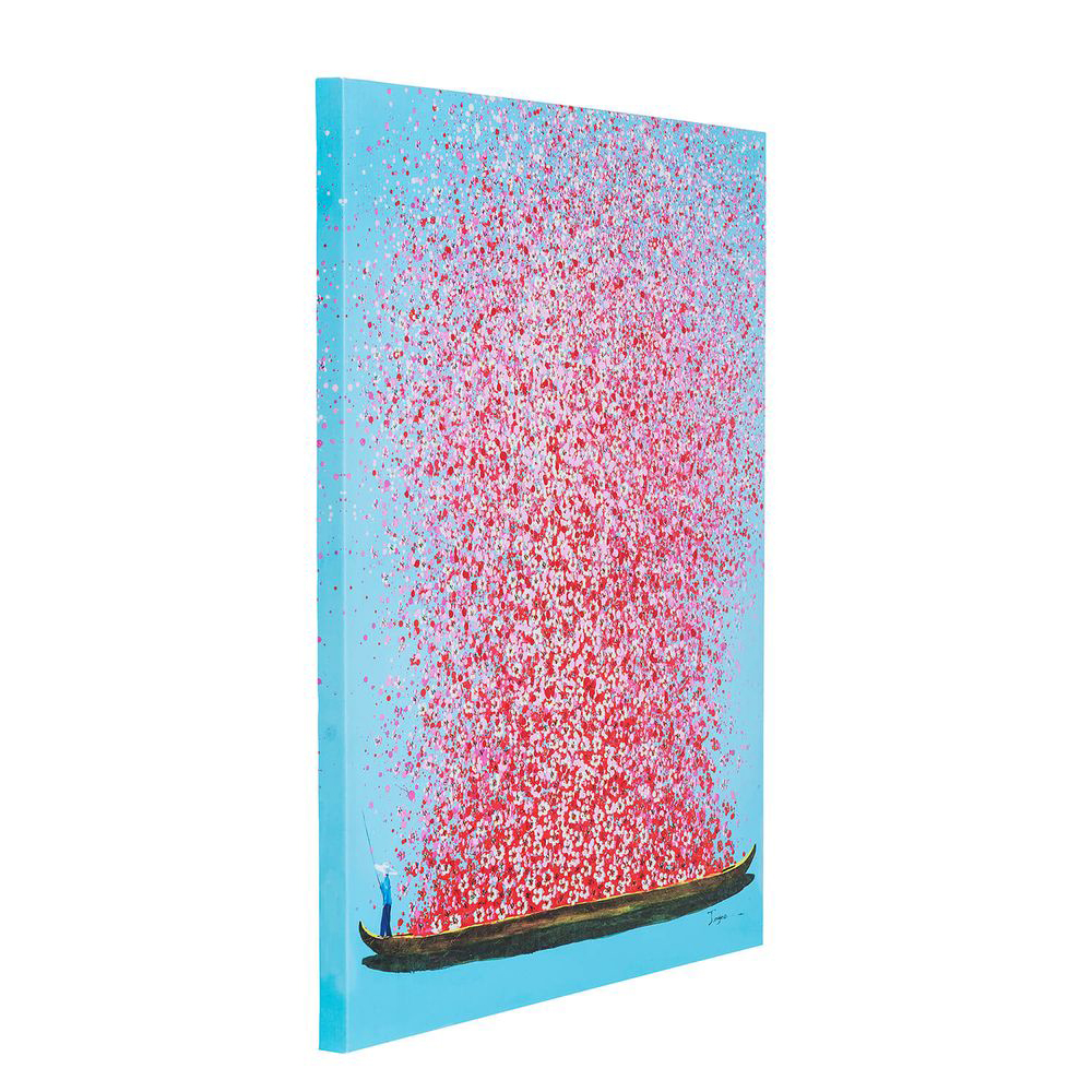 Bild Touched Flower Boat Blau Pink