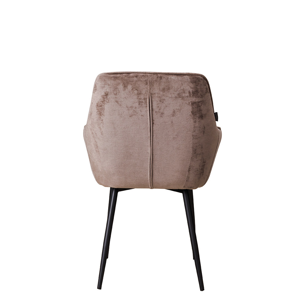 Polsterstuhl Lunaro Arm Light Brown