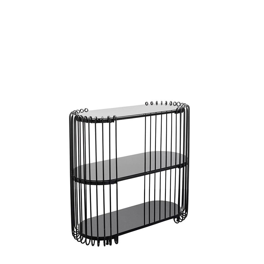 Konsole Wire Schwarz 81x78cm
