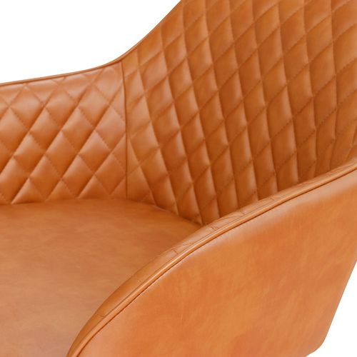 Polsterstuhl Lunaro Step Arm Brown