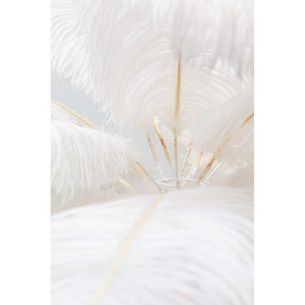 Tischleuchte Feather Palm Weiß 60cm