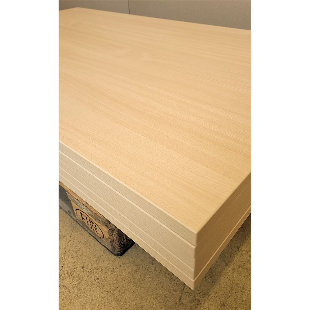 Melaminharz Tischplatte 25mm 140x80cm Buche natur   Sonderposten