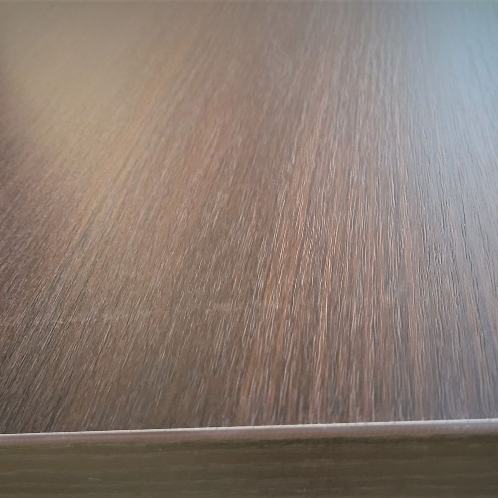 Tischplatte Melaminharz 50mm 125x100cm Wenge   Sonderposten