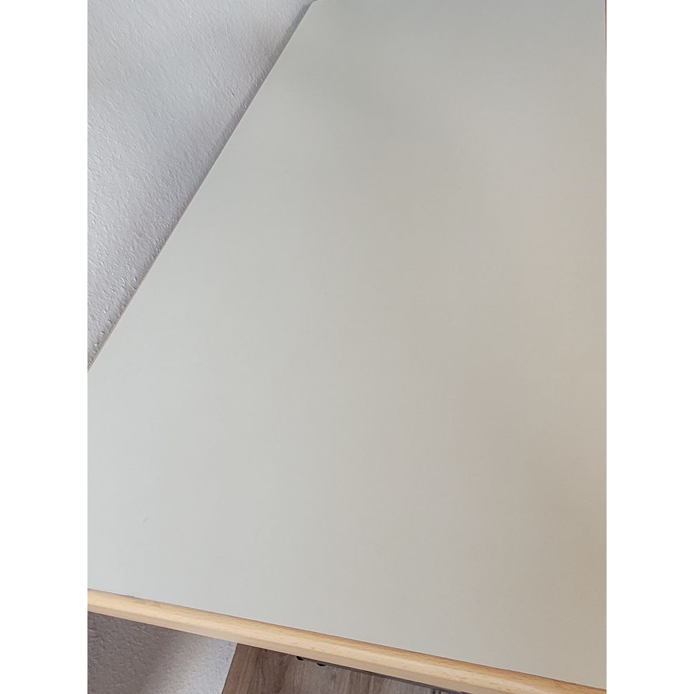 Melaminharz Tischplatte 65 mm Weiß/Buche 120x80   Sonderposten