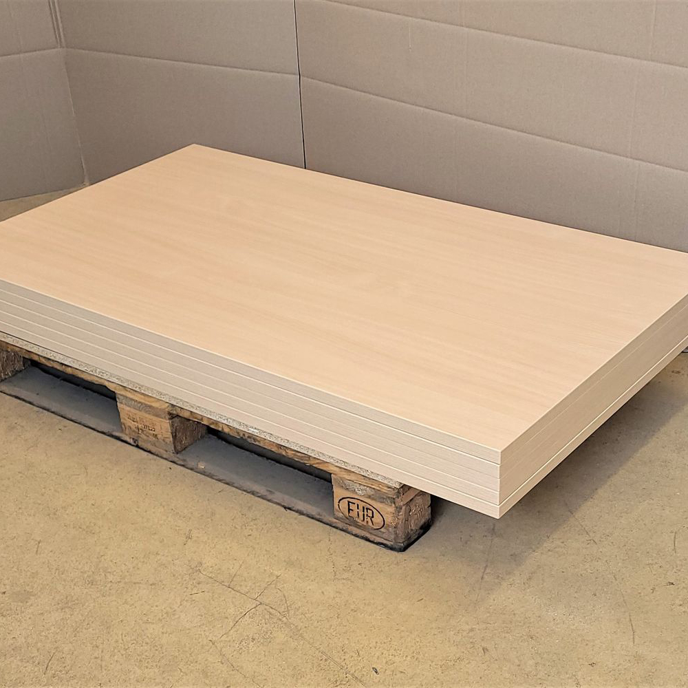 Melaminharz Tischplatte 25mm 140x80cm Buche natur   Sonderposten