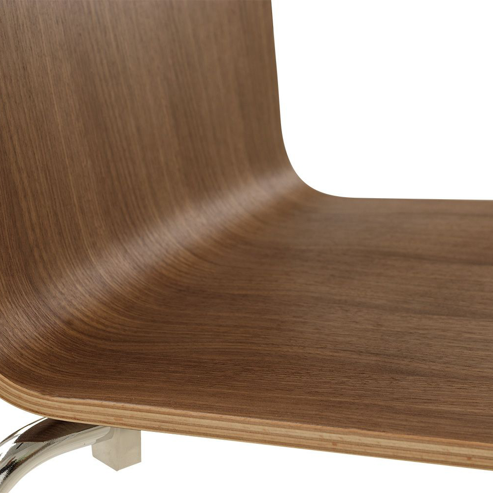 Holzschalenstuhl Confira Walnuss